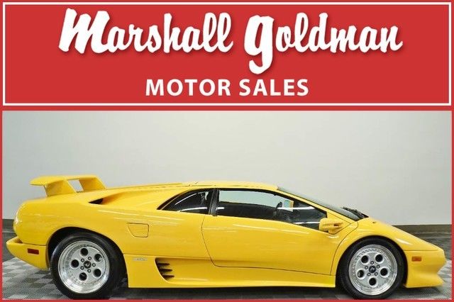 1992 Lamborghini Diablo Super Fly Yellow black leather inter only 12,500 miles 1992 Lamborghini Diablo