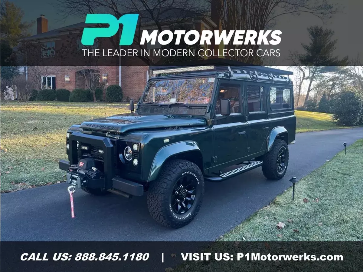 1992 Land Rover Defender 110 - Built by Von Dur, British Racing Green, Turbo 1992 Land Rover Defender