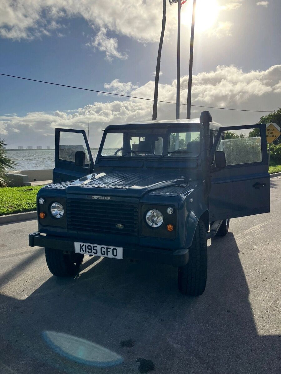 1992 Land Rover Defender SUV Blue 4WD Manual 90 1992 Land Rover Defender 90