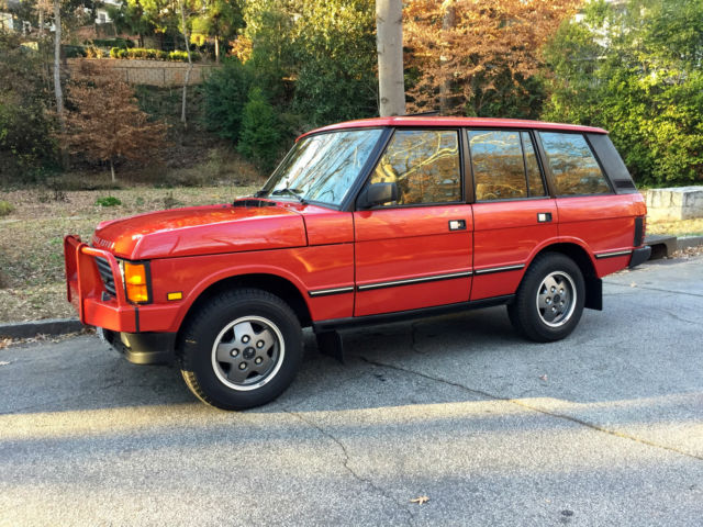 1992 Land Rover Range Rover 23,000 mile Time Capsule 1992 Land Rover Range Rover
