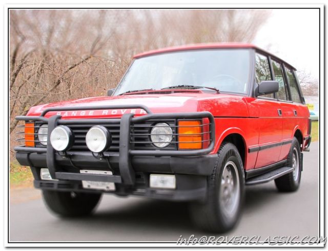1992 LAND ROVER RANGE ROVER COUNTY SE 1992 Land Rover Range Rover COUNTY SE
