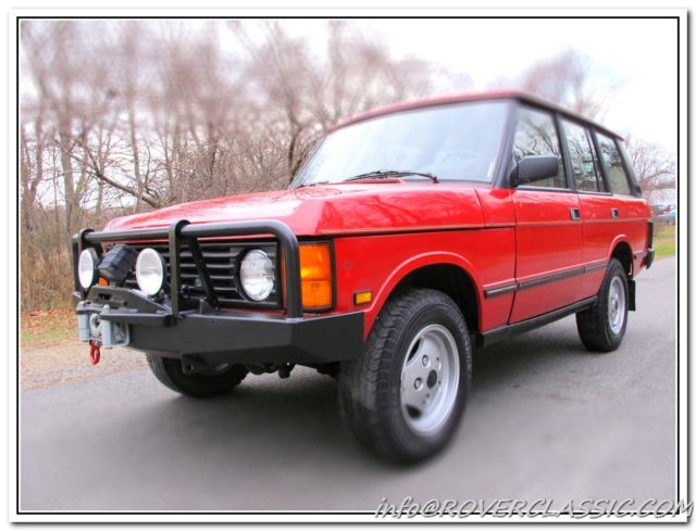 1992 LAND ROVER RANGE ROVER HUNTER EDITION 1992 Land Rover Range Rover Hunter