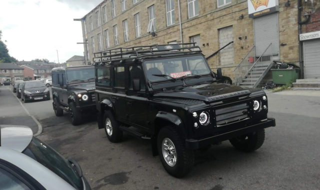 1992 LANDROVER DEFENDER 110 200TDi CSW CHASSIS STRIP REBUILD SANTORINI BLACK 1993 Land Rover Defender County Station Wagon