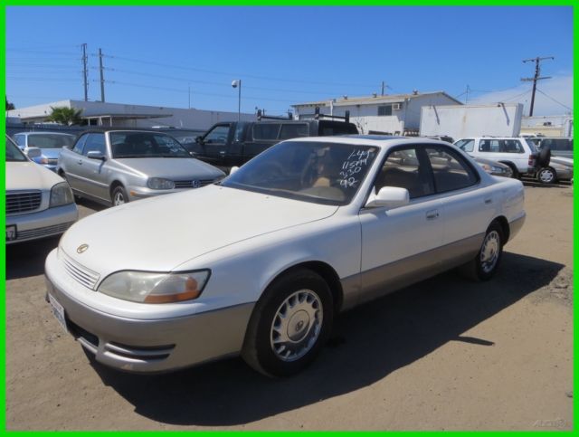 1992 Lexus ES 300 Used 3L V6 24V Automatic Sedan NO RESERVE 1992 Lexus ES Base Sedan 4-Door