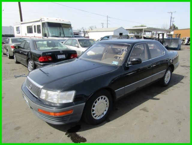 1992 Lexus LS 400 Used 4L V8 32V Automatic Sedan Premium NO RESERVE 1992 Lexus LS