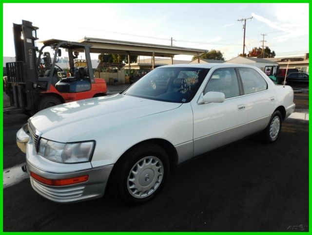 1992 Lexus LS400 Used 4L V8 32V Automatic Sedan Premium NO RESERVE 1992 Lexus LS Base Sedan 4-Door