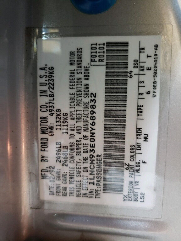 1992 Lincoln Mark Series LSC - photo 5