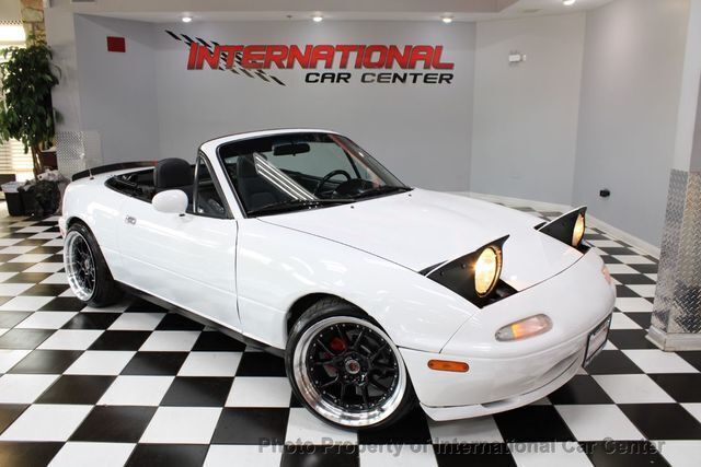 1992 Mazda Miata Roadster 5-Speed New Wheels / Tires White Over Black Must See! 1992 Mazda MX-5 Miata New wheels / tires!