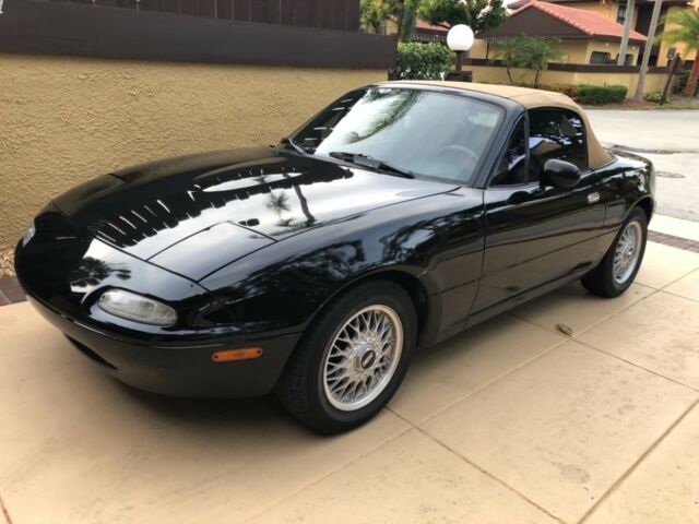 1992 Mazda Miata super clean one owner 5 speed black leather bbs wheels nardi 1992 Mazda MX-5 Miata