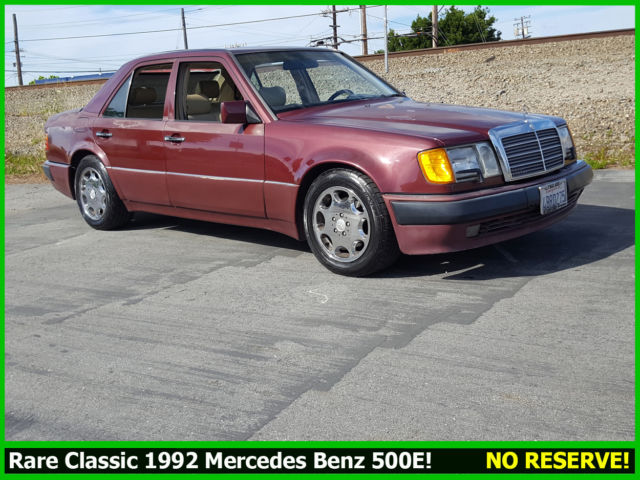 1992 MERCEDES BENZ 500E! 99.9% RUST-FREE CLASSIC W124 322 HORSEPOWER SEDAN 1992 Mercedes-Benz 500-Series 500E