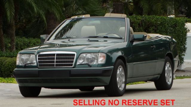 1992 MERCEDES BENZ E300 CONVERTIBLE EUROPEAN 75,000 MILES FLORIDA CAR NO RESERVE 1992 Mercedes-Benz E-Class SEE FULL ITEM DESCRIPTION BELOW