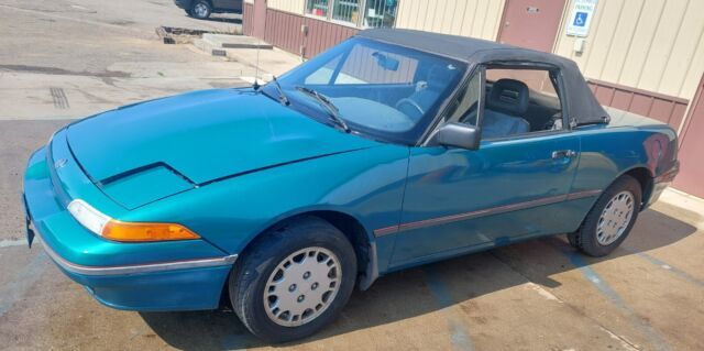 1992 Mercury Capri convertible runs and moves, restore or parts manual non turbo 1992 Mercury Capri