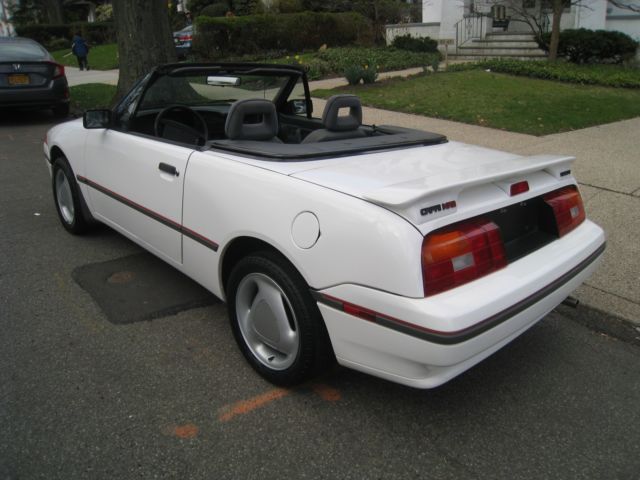 1992 Mercury Capri XR2 Turbo Convertible 5 Speed Manual No Rust Cold AC - photo 4