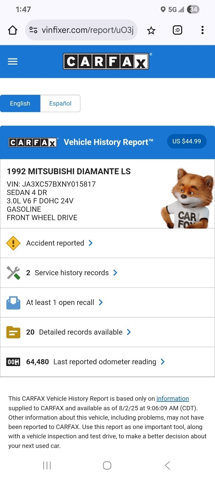 1992 Mitsubishi Diamante LS - photo 12
