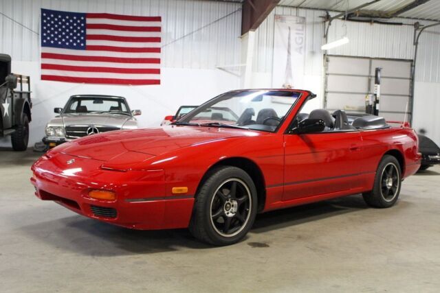 1992 Nissan 240SX Convertible 52583 Miles Red Convertible 2.4L 4-Cylinder Automa 1992 Nissan 240SX Convertible