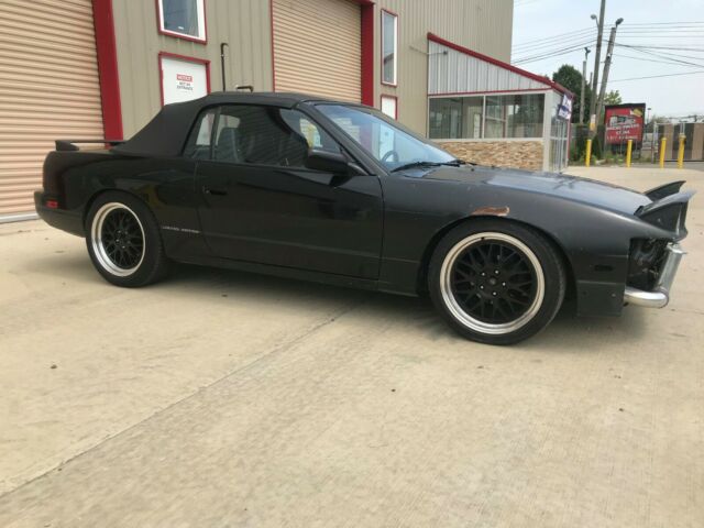 1992 Nissan 240SX S13 Convertible Black on Black 2JZ Swapped 6266 - photo 2