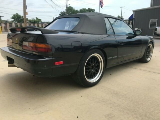 1992 Nissan 240SX S13 Convertible Black on Black 2JZ Swapped 6266 - photo 4