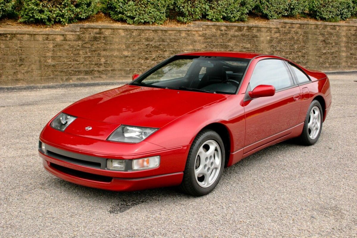 1992 Nissan 300zx Slicktop Cherry Red Pearl Rare Hardtop Manual Z32 1992 Nissan 300ZX