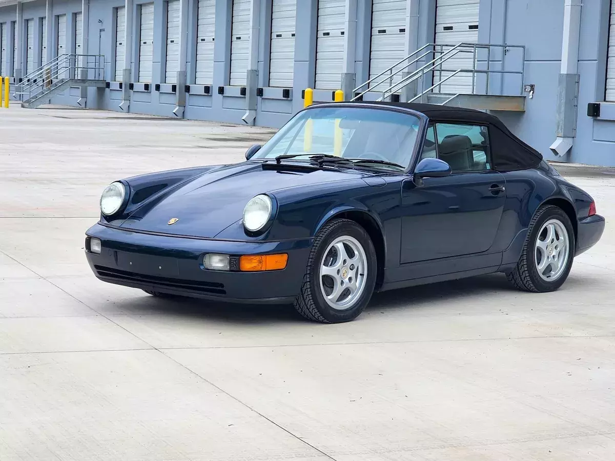 1992 Porsche 911 964 Carrera 4 Cabriolet, 65,505 Miles, Amazon Green Metallic 1992 Porsche 911 Carrera 4 Cabriolet