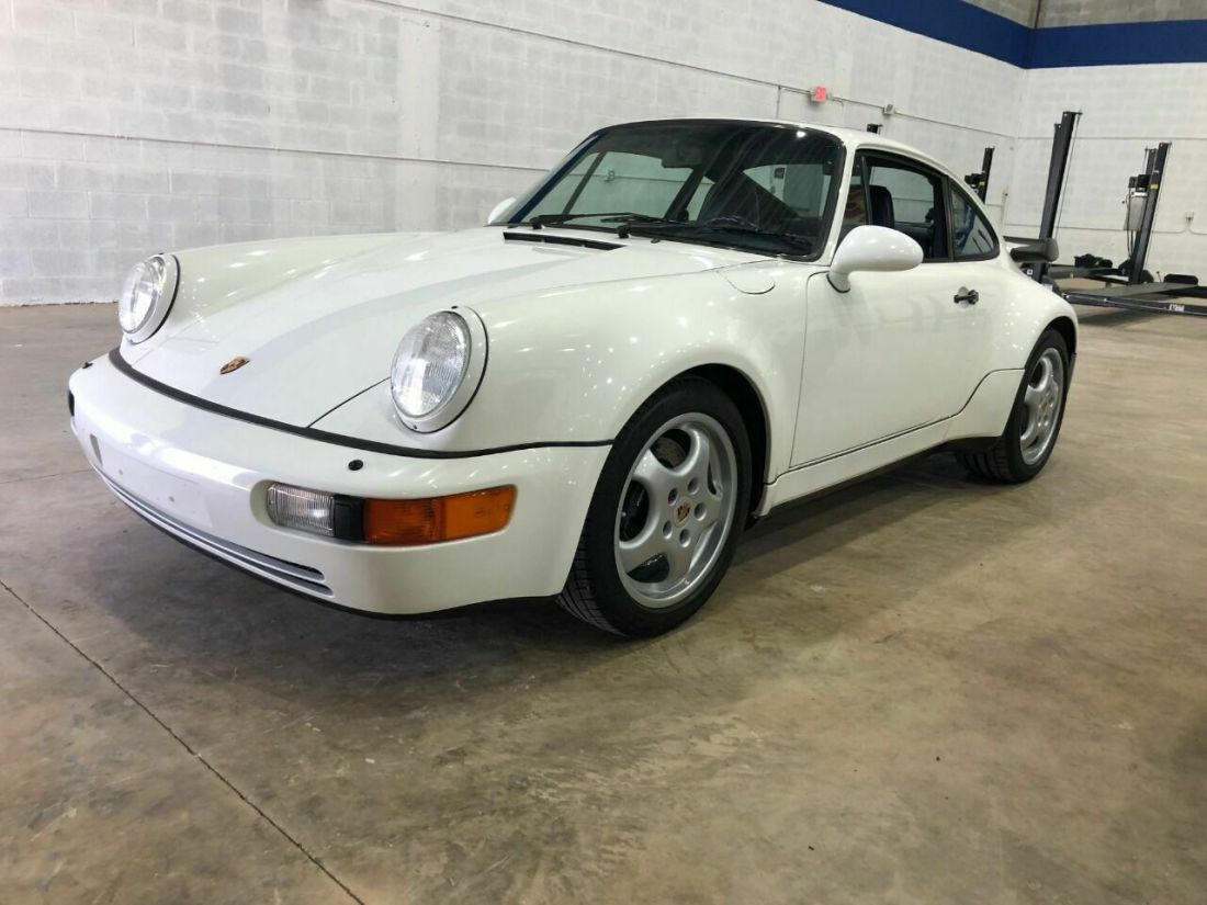 1992 Porsche 911 Turbo (964), White-Blue, Service Records PPI Available! 1992 Porsche 911 Turbo 2dr Coupe
