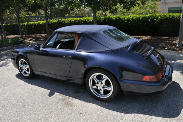1992 Porsche 964 C-2 Cabrolet 5 speed Midnight Blue 1992 Porsche 964