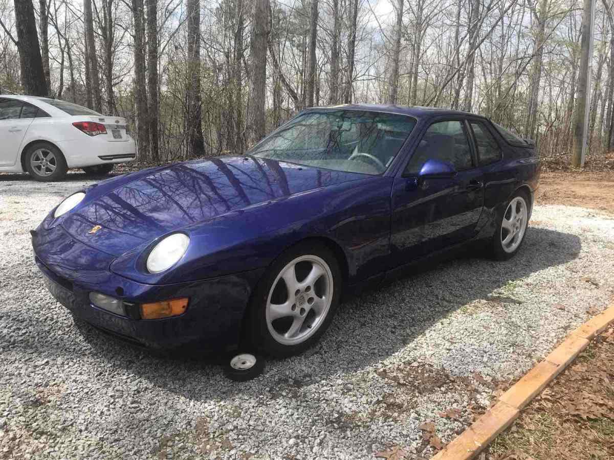 1992 Porsche 968 Coupe Blue RWD Manual 1992 Porsche 968