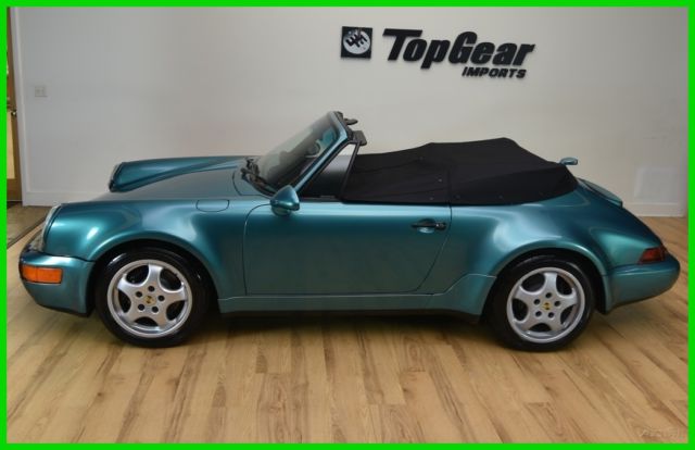 1992 Porsche American Roadster 1 of 250 Produced Rare Wimbledon Green over Green 1992 Porsche 911 America Roadster