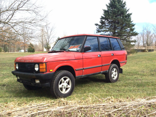 1992 Range Rover Classic 1992 Land Rover Range Rover
