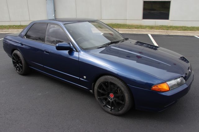1992 RHD Nissan Skyline GTS-T 4 DOOR R32 TH1 BLUE RB20DET 5 SPEED 1992 Nissan Skyline GTS-T