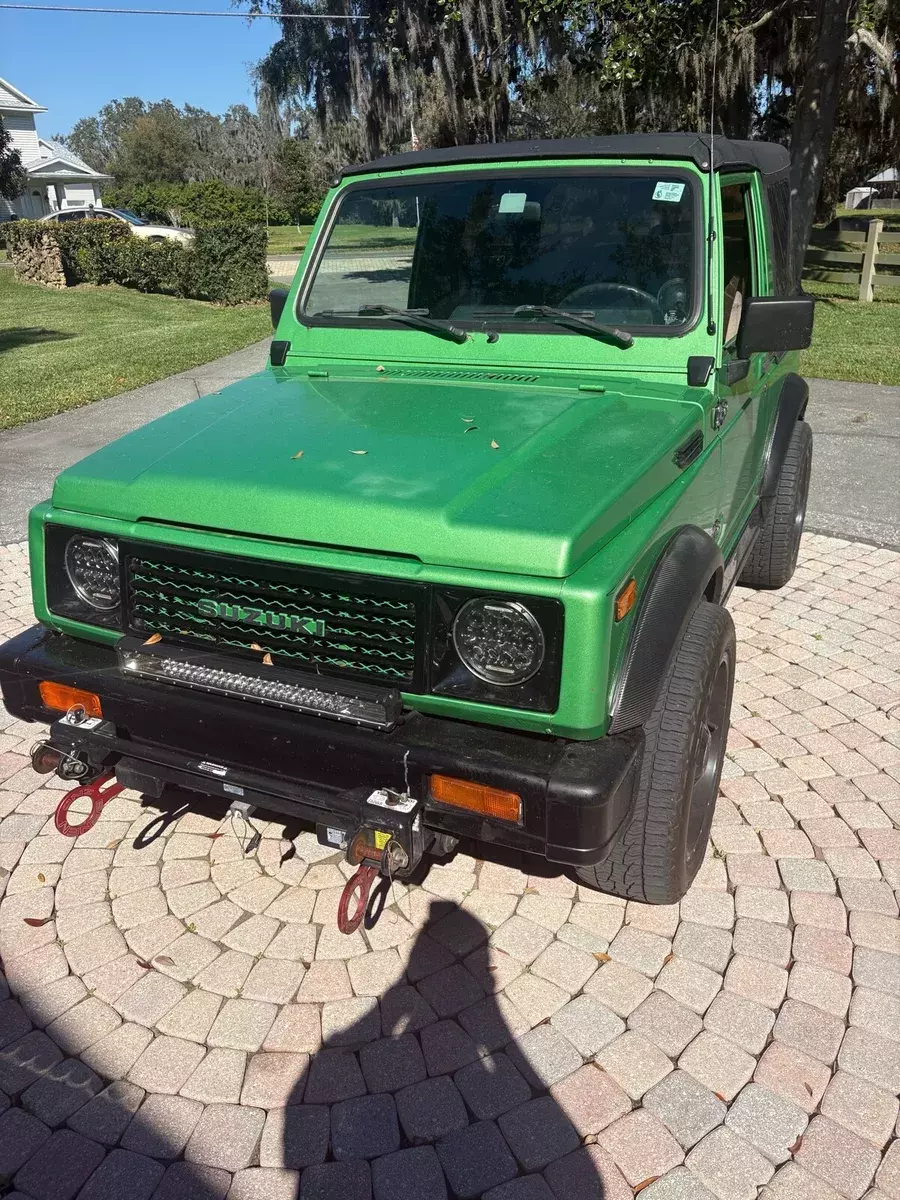 1992 Suzuki Samurai Convertible Green JL 1992 Suzuki Samurai JL