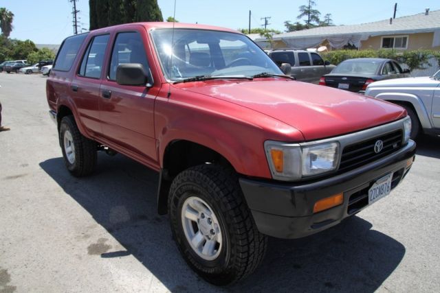 1992 Toyota 4Runner Automatic 6 Cylinder NO RESERVE 1992 Toyota 4Runner SR5 V6 2WD