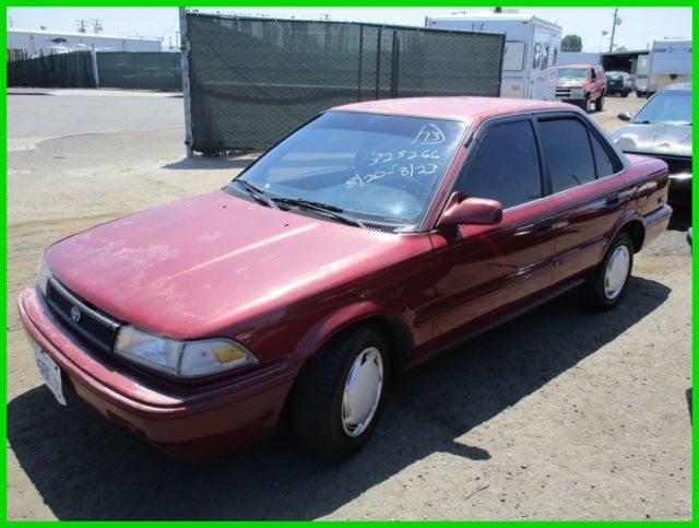 1992 Toyota Corolla LE Used 1.6L I4 16V Automatic Sedan NO RESERVE 1992 Toyota Corolla LE