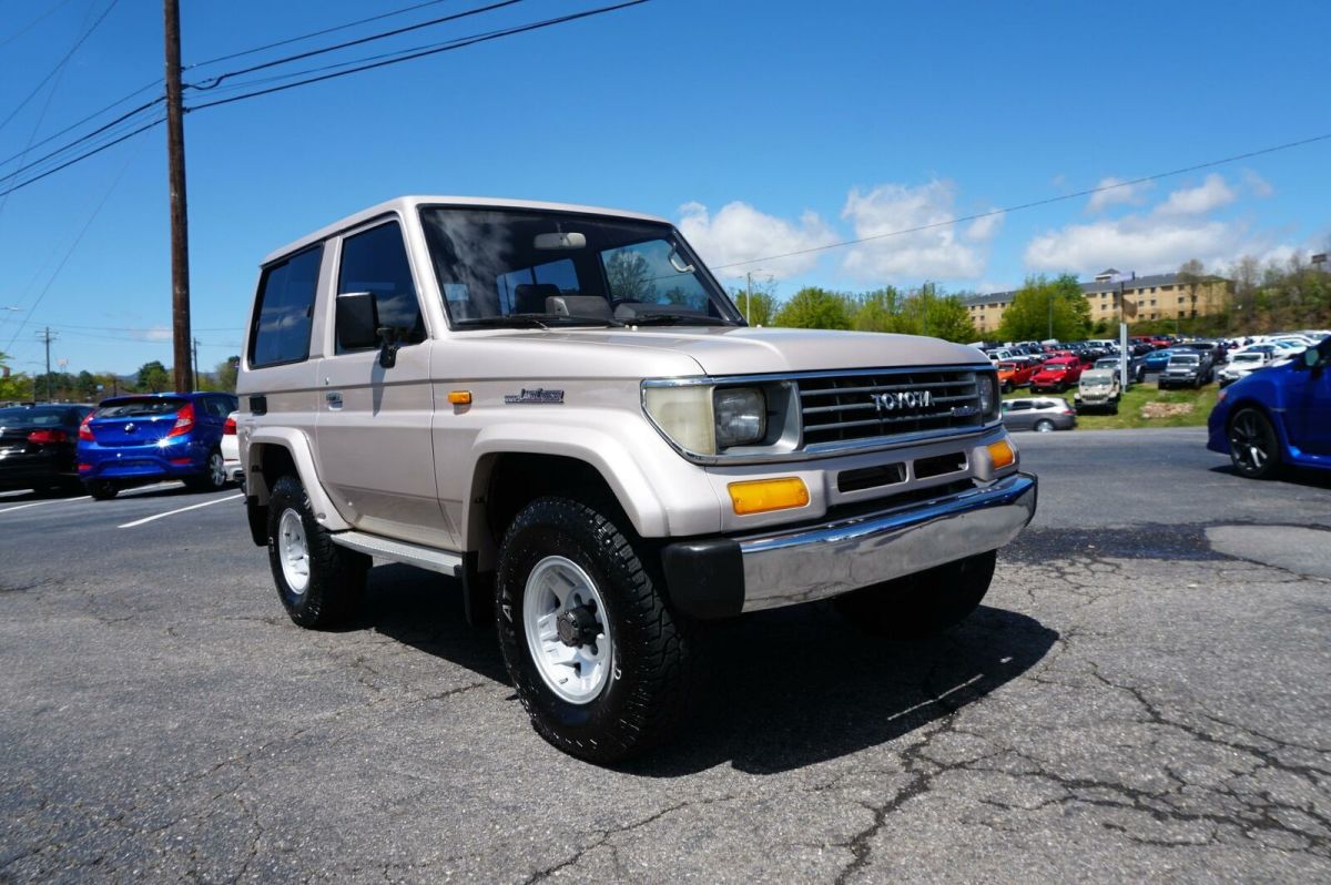 1992 Toyota Land Cruiser LJ70 105,660 Miles Tan SUV 2.4L Turbo Diesel Manual 1992 Toyota Land Cruiser LJ70