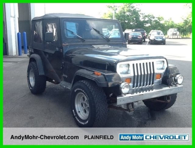 1992 Used 2.5L I4 8V Manual 4WD SUV 1992 Jeep Wrangler