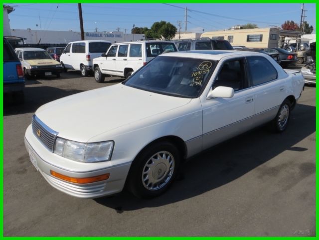 1992 Used 4L V8 32V Automatic Sedan Premium NO RESERVE 1992 Lexus LS Base Sedan 4-Door