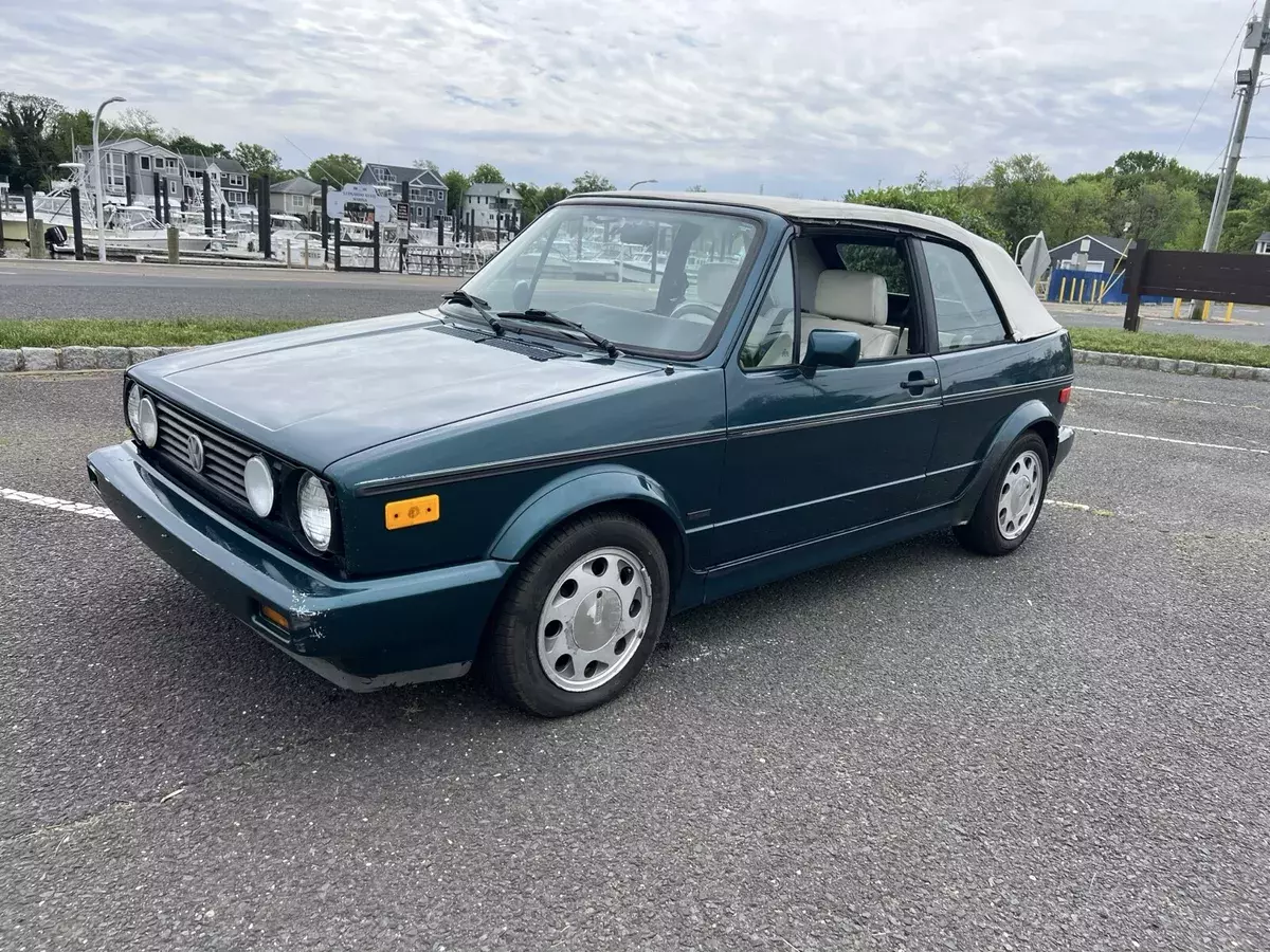 1992 Volkswagen Cabriolet Convertible Green CARAT 1992 Volkswagen Cabrio CARAT