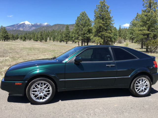 1992 Volkswagen Corrado SLC VR6 Green , original Owner, bought New. 1992 Volkswagen Corrado Coupe
