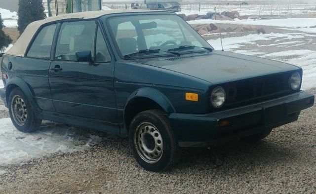 1992 VW Volkswagen Cabriolet Green engine removed 1.8 included 1992 Volkswagen Cabrio