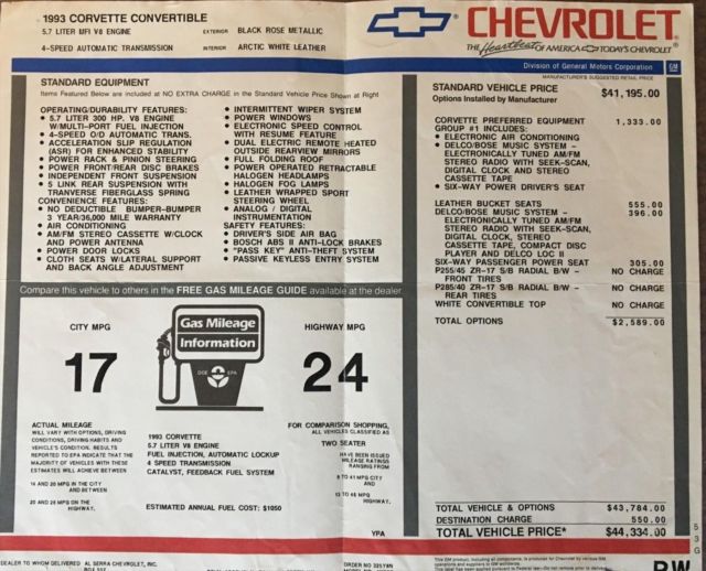 1993 Chevrolet Corvette - photo 10