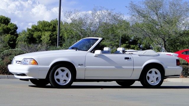 1993 5.0 FOX BODY 5 SPEED TRIPLE WHITE LIMITED EDITION 1 OF 444 FEATURE CARS! 1993 Ford Mustang FREE SHIPPING WITH BUY IT NOW!!