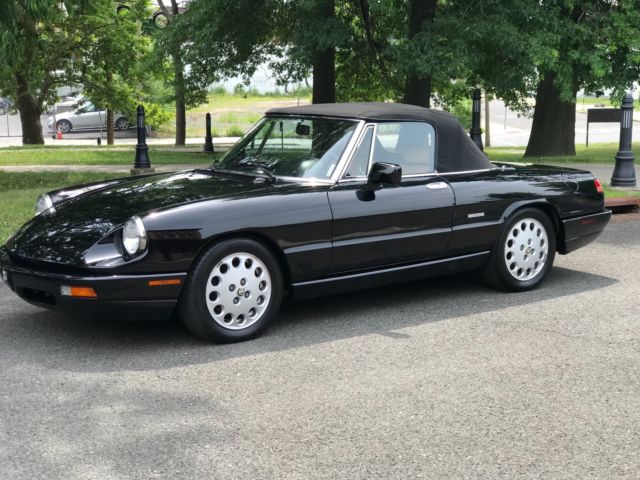 1993 Alfa Romeo Spider Veloce No Visible Rust Hardtop Nice Condition Low Miles 1993 Alfa Romeo Spider Veloce
