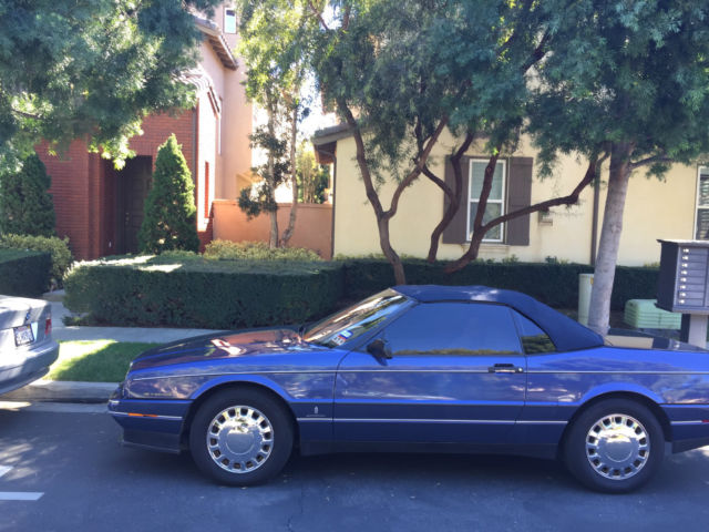 1993 Allante Montana Blue 84,500 miles 1993 Cadillac Allante