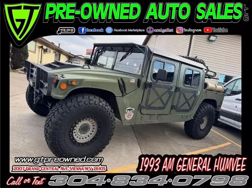 1993 AM GENERAL HUMVEE ((ONLY 6500 MILES!!)) 6.5 DETROIT DIESEL 1993 Hummer H1