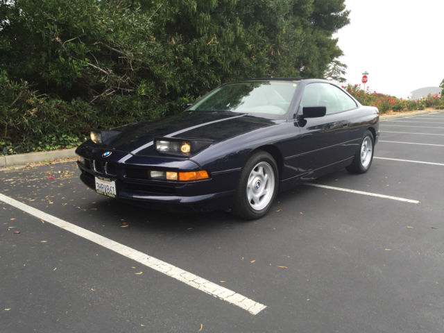 1993 BMW 850CI ALL ORIGINAL SURVIVOR 49K MILES CALIFORNIA CAR V12 1993 BMW 8-Series 850CI