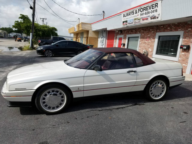 1993 Cadillac Allante Convertible Northstar V8 Pearl White w/ Burgundy Leather 1993 Cadillac Allante Base Convertible 2-Door