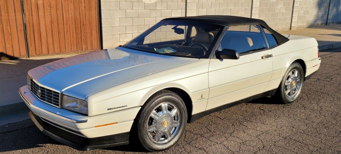 1993 Cadillac Allante Convertible White FWD Automatic 1993 Cadillac Allante