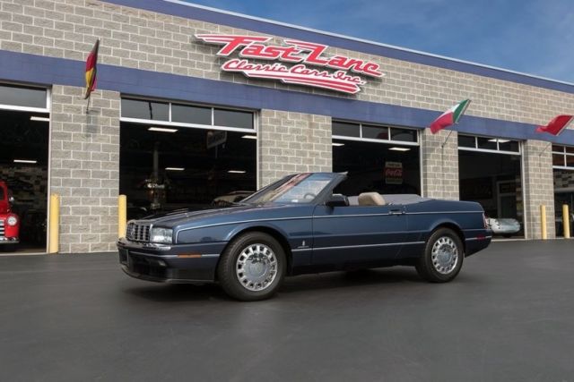 1993 Cadillac Allante Coupe Rare Montana Blue 2 Tops Only 27k Original Miles 1993 Cadillac Allante Montana Blue 27k Miles