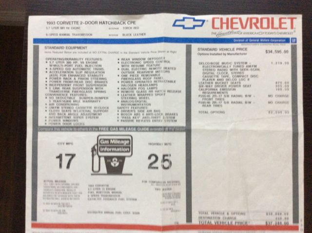 1993 Chevrolet Corvette - photo 12