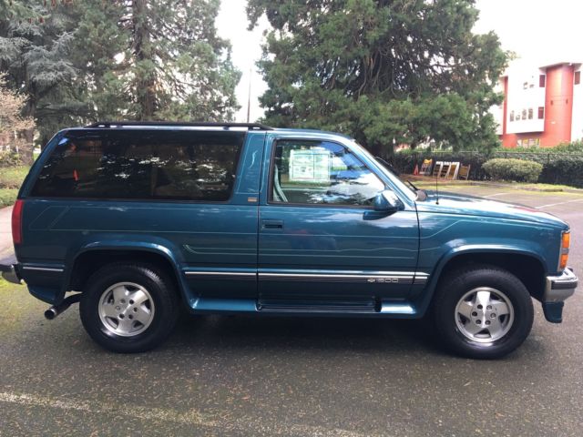1993 CHEVORLET 1500 BLAZER TAHOE 2-DOOR 4X4 WITH ONLY 93,912 ORIGINAL MILES 1993 Chevrolet Blazer Silverado