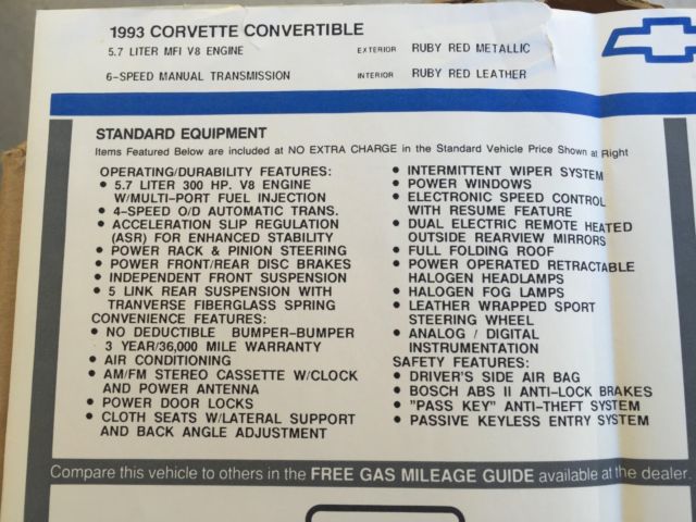 1993 Chevrolet Corvette - photo 10